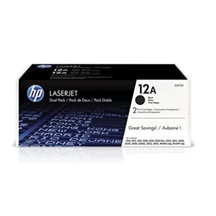 Tóner Hp 12A (Q2612AD) Negro Dual Pack