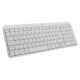 Teclado Bluetooth Logitech K250 Blanco