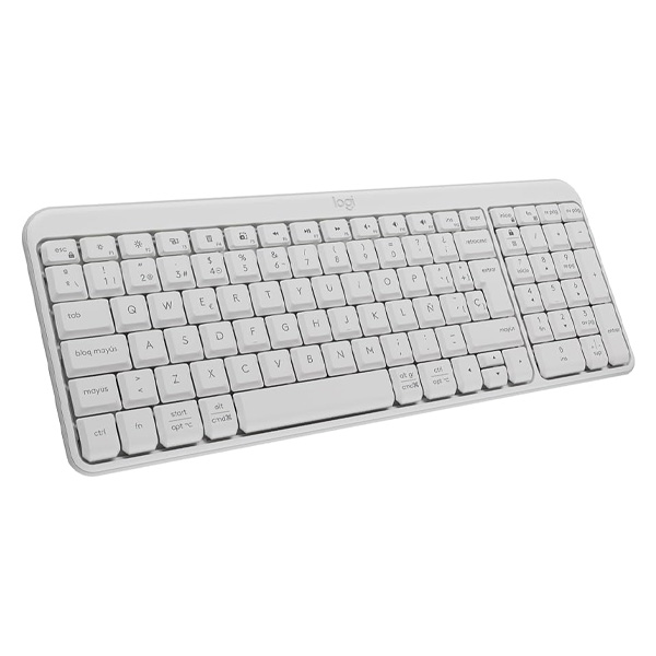 Teclado Bluetooth Logitech K250 Blanco