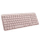 Teclado Bluetooth Logitech K250 Rosa